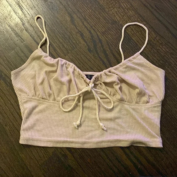 Tops - Shein Tie-String Crop Top